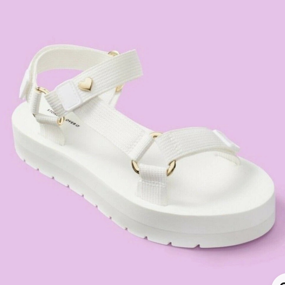 Stoney Clover Lane White Sandals
